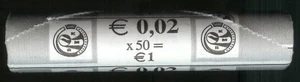 BELGIUM 2 EURO CENT 2000 BU 1 ROLL OF 50 COINS,NOT BEING MINTED ANY MORE,1st TYP - Picture 1 of 2