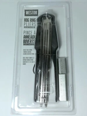 NUEVOS ALICATES DE ANILLO DE CERDO CON MANGO ANTIDESLIZANTE RESISTENTE WESTON 47-1401  Foto 1 de 4