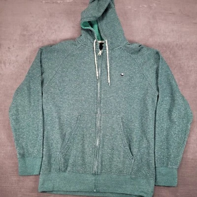 Billabong Vintage Y2K Sudadera con Capucha Cremallera Completa Sudadera Bolsillos Verde Para Hombre Talla Grande Foto 1 de 4