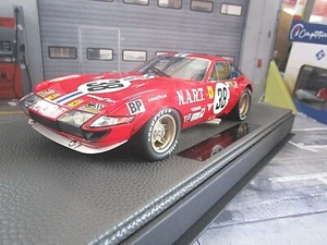 FERRARI 365 Daytona GTB4 Coupè 24h Le Mans 1973 #38 Migault Chinett NART TM 1:18 - Foto 1 di 6