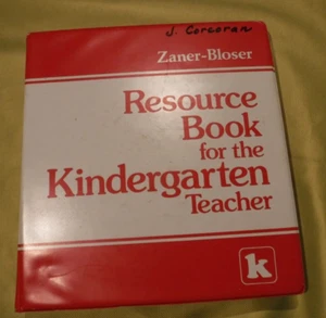 Resource Book for the Kindergarten Teacher by Walter B. Barbe IN BINDER - Picture 1 of 12