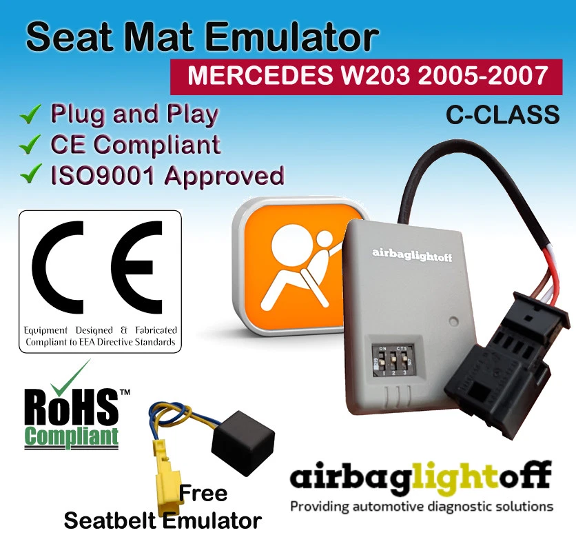 PASSENGER SEAT OCCUPANCY SENSOR EMULATOR W203 W209 MERCEDES C CLK 2005-07 - Image 1 of 1