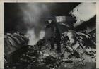 1953 Press Photo Seattle Wash wreckage of C-54 plane crashed in a storm