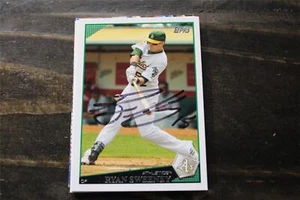 RYAN SWEENEY OAKLAND A'S  AUTOGRAPHED CARD - Picture 1 of 1