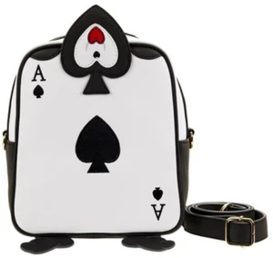 Nuevo con etiquetas Bolso bandolera Loungefly Alicia en el País de las Maravillas Ace of Spades - Imagen 1 de 5