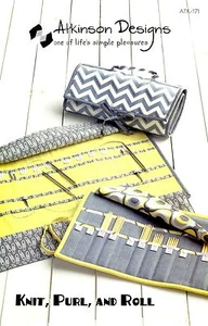 MAGLIA, VIOLA E ROTOLO - Terry Atkinson Designs ATK-171 Cuci la tua custodia per maglieria! - Foto 1 di 2