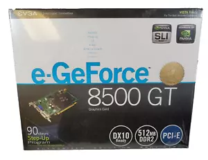 EVGA GeForce 8500 GT 256MB GDDR2 128-bit SLI PCI Express x16 Video Graphics Card - Picture 1 of 5