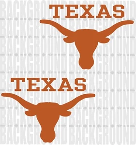 2 Texas Longhorns Cornhole Aufkleber GROSS 15,25"x10,5" Aufkleber - Bild 1 von 6