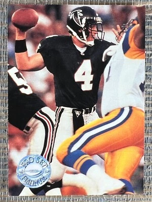 Brett Favre 1991 Pro Set Platinum #290 RC Rookie Atlanta Falcons Foto 1 de 2