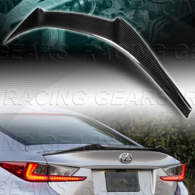 ALERÓN DE MALETERO DE FIBRA DE CARBONO ESTILO V PARA 15-24 LEXUS RC200t RC300 RC350 CUPÉ Foto 1 de 4