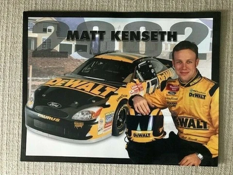 Matt Kenseth 2001 Poster Original 8-1/2"X11" NASCAR Racing Dewalt Roush Racing Cover
