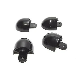 Menge 4 McCue Gge-20 Greenguard 2" Snap-On Endkappe schwarz - Bild 1 von 2
