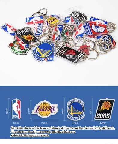 NBA Los Angeles Lakers Logo Acrylic Keychain Satchel Pendant Fans Souvenir Gift Cover