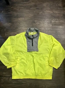 Vintage 80’s Ocean Pacific Surf Surfer Neon Windbreaker Jacket Men’s XL - Picture 1 of 12