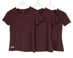 NIKE Dri-Fit T-Shirt Women's SMALL Pullover Round Neck Stretchy 3 Pieces Sport - Picture 1 of 8