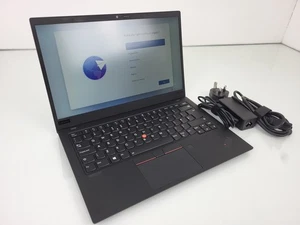 Lenovo Thinkpad X1 Carbon 14in Laptop i7-8565U 1.8GHz 16GB 512GB NVME Win 11 Pro - Picture 1 of 8