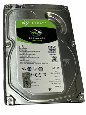 Seagate BarraCuda 2TB, SATA III, 3.5" Internal Hard Drive (ST2000DM006 - Image 1 of 3