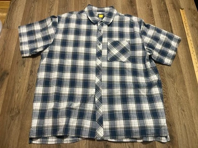 Cabela's Shirt, Men's Size XL, Blue Tan White, Plaid, Button Up - Image 1 of 4