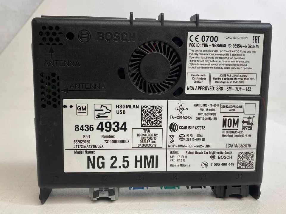 Fits 2018 - 2020 Chevy GMC Cadillac Buick HMI Human Machine Interface Module - Image 1 of 4