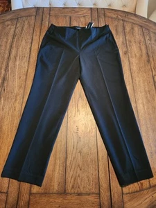 Pantalones Talbots Negros Plisados Mujer Damas Heritage Pequeños Nuevos con Etiquetas (12P) - Imagen 1 de 11