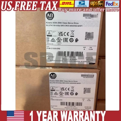 2198-C1020-ERS AB Kinetix 5300 200V Class Servo Drive 2198C1020ERS New - Image 1 of 4