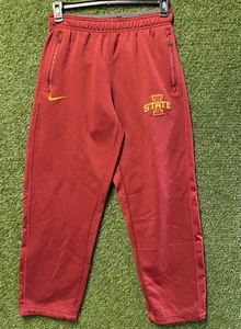 Iowa State Cyclones Pista Viaje Hombres M Rojo Nike Dri Fit Equipo Calentamientos Emitidos - Imagen 1 de 7