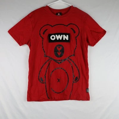 Camisa Southpole Para Hombres Grande Roja PROPIO Oso Gráfico Camiseta Ropa de Calle Urbana Juvenil Foto 1 de 4