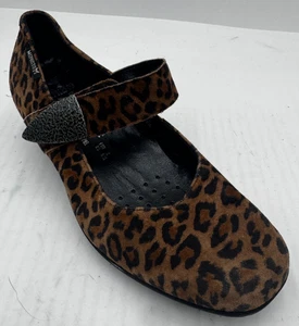 Mephisto Kimona Damenschuhe 6,5 schwarz braun Wildleder Leopard Freizeit Keilabsatz - Bild 1 von 10