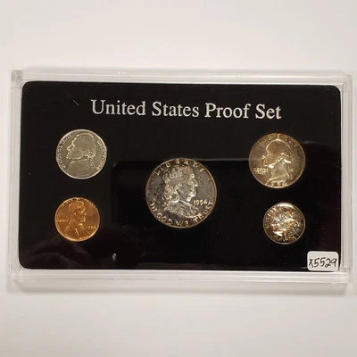 Juego de prueba de Estados Unidos 1954 - Monedas originales gema tonificante arco iris - SKU-X5529 Foto 1 de 4