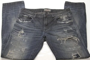 Rivet De Cru Herren Andrew Relaxed Straight Leg Jeans 32x34 Dark Wash Y2K - Bild 1 von 15