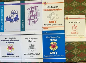 Year 1 Maths & English Complete Home Learning Bundle of 7 Workbooks Age 5-6 KS1 - Bild 1 von 5