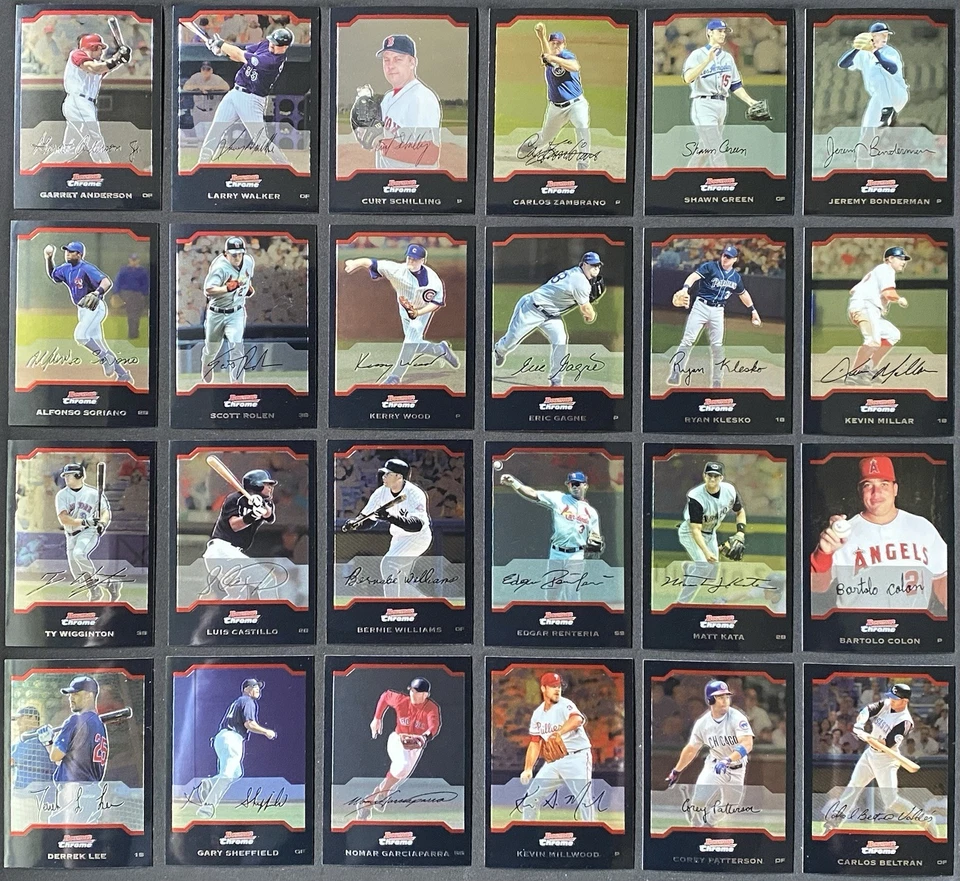 2004 Bowman Chrome - Baseball Cards - #1-165 - Complete Your Set - You U Pick - Image 1 of 1