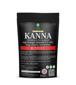Kanna BOOST – Sceletium tortuosum Powder & Tea Cut | Alkaloid 1.3–1.9% | Wild-UK - Picture 1 of 6