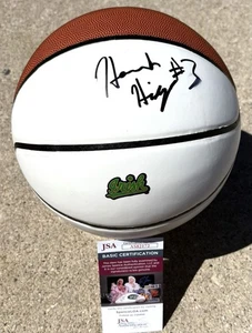 Baloncesto firmado por Hannah Hidalgo certificado de autenticidad JSA Notre Dame irlandés para mujer WNBA - Imagen 1 de 3