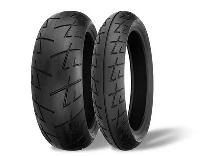Kit de neumáticos para bicicleta deportiva Raven 009 190/50ZR-17 y 120/70ZR-17 - Shinko delantero y trasero Foto 1 de 3