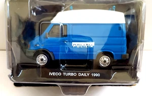 DE AGOSTINI 1:43 DIE CAST FURGONE IVECO TURBO DAILY 1990 POLIZIA    RM POLIZIA 1 - Foto 1 di 1