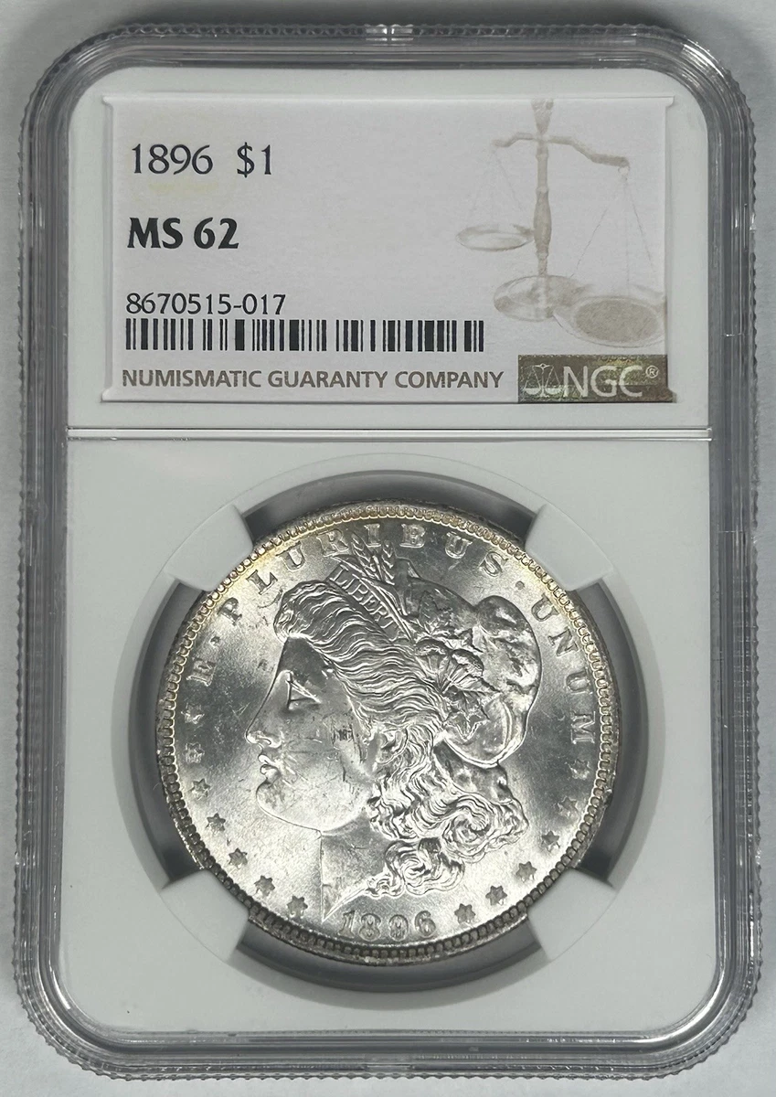 1896 MS 62 Graded Morgan Dollars for sale | eBay