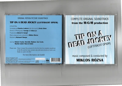Tip On A Dead Jockey / Luftfracht Opium Miklos Rozsa CD OST Soundtrack - Bild 1 von 2