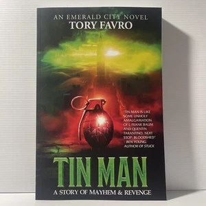 Tin Man Novel Signed By Author Tory Favro A Modern Twist On The Wizard Of Oz! - Picture 1 of 2