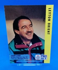 PRO SET - English Football Fixture 1991-1992 - Frank Clark - Leyton Orient -# 60 - Picture 1 of 1