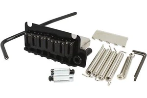 GOTOH NS510TS-FE7 7 String Tremolo w/ Steel Block & Steel Saddles - Black - Picture 1 of 5