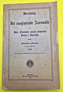 Beretning Det Enogtnvende Aarsmode Den Forenede Norsk Lutherske 100 years old - Bild 1 von 12