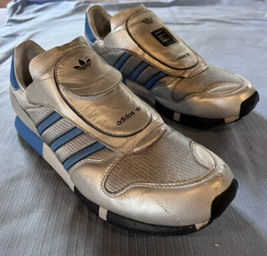 Adidas Herren Gr. 13 US Micropacer 117162 silber/blau/marine IOB EUC - Bild 1 von 13
