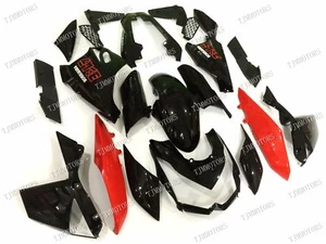 For 2010-2013 Kawasaki Z1000 Black Red ABS Injection Mold Bodywork Fairing Kit - Picture 1 of 11