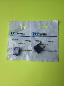 2x ITT pomona 4898-0 banana plug 9418 SR - Picture 1 of 1