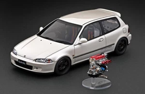 Ignition model IG3041 1/18 Honda Civic EG6 Perla Blanco con Motor Coche de - Imagen 1 de 7