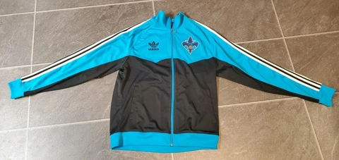 ADIDAS NEW ORLEANS HORNETS NBA MEN'S RETRO TRACK JACKET SZ S CHRIS PAUL Cover