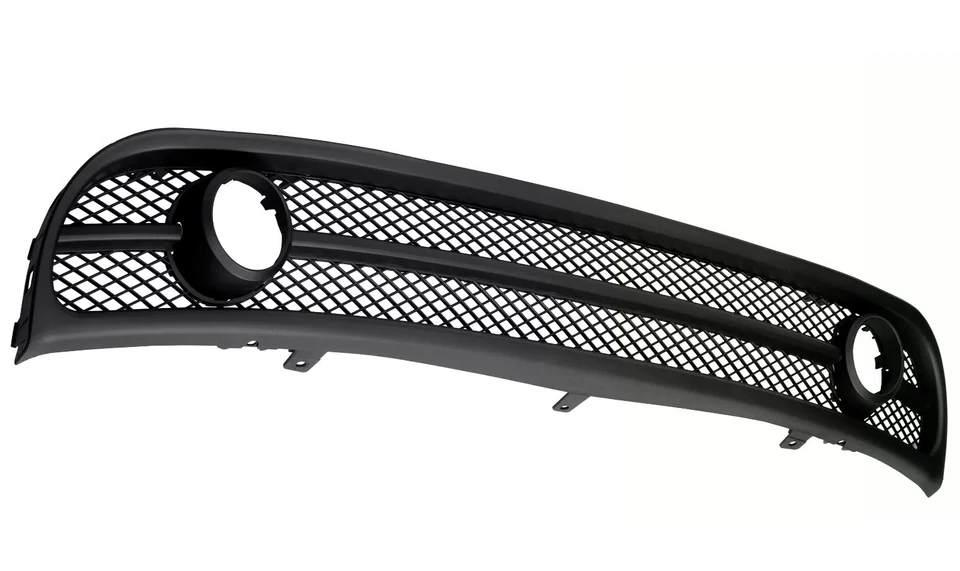 Комплект из 3 нижних молдингов для переднего бампера 2001-2005 BEETLE, сетчатая решетка, отделка противотуманных фар - Изображение 1 из 2