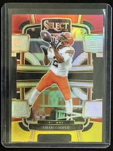 Amari Cooper - 2023 Select Concourse Level Red/Yellow Die-Cut Prizm #24 Browns - Picture 1 of 2