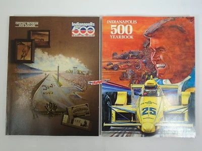 1987 Indianapolis 500 Programs & Carl Hungness Yearbook Al Unser Team Penske - Image 1 of 4